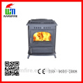 WM704A Popular cast iron freestanding wood burning fireplace